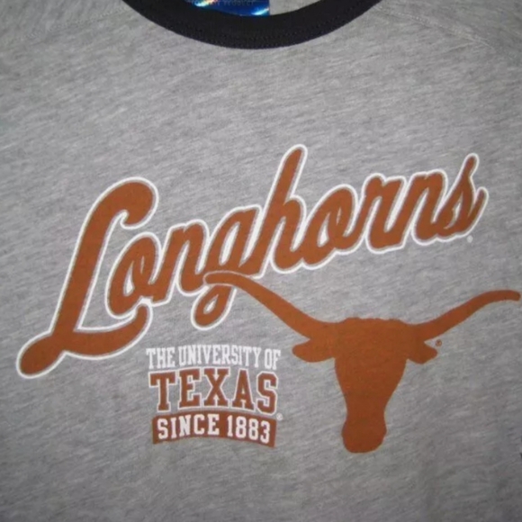 NWT Women's University of Texas Longhorns Quarter Length T-shirt - Picture 7 of 8